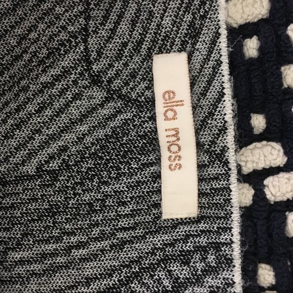 Ella Moss black & white palm print skirt & top - Picture 5 of 7